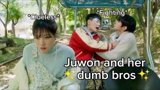 Juwon's  brothers being dumb for 1 minute 46 secs straight| Family by choice