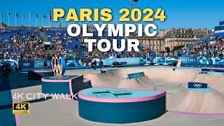 Paris Olympic Walking Tour | Best Venues | 4K | Closed Captions