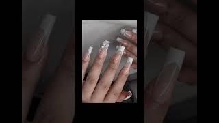 Bow nail art || French nails       #nailart #nailideas #naildesign #nails #nailpolish #nailtutorial