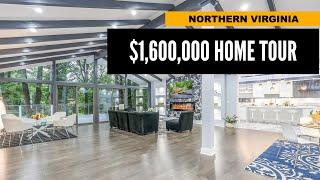 Million Dollar Homes in Virginia - $1.6 Million Home Tour in Falls Church, VA