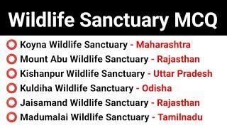 40+ Important Wildlife Sanctuary MCQ | Important GK Questions For All Competitive Exam