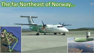 The Northern Circuit - Flying on a Dash 8-100 in the REMOTE Northeast of Norway!