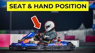 Seat and Hand Position in Karting (tutorial)