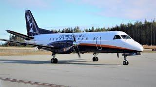 Full flight | Pacific Coastal Saab 340A | 8P238 Powell River to Vancouver (C-GPCQ)