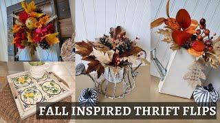 STUNNING Fall Inspired Thrift Flips | DIY Home Decor | Trash To Treasure