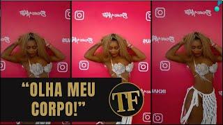 Cariúcha investe no look sereia em evento de Anitta