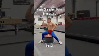 Movie Characters Doing Gymnastics pt.2 #victory #sports #shorts #youtubeshorts #movie #fitness #gym