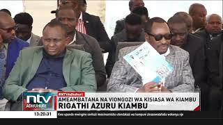 Rigathi Gachagua amehudhuria ibada ya mazishi ya kijana aliyekuwa mfuwasi wake Kiambu