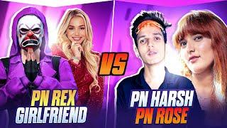 Facecam 2 Vs 2 With Pn Harsh & His Girlfriend  || Garena Free Fire ️