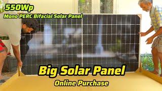 Waaree Mono PERC Bifacial Solar Panel online purchase | WAAREE 550Wp Solar Panel