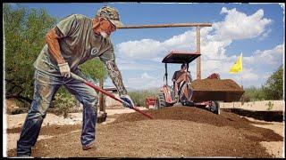 Clay Slip For Our Off-Grid Straw Bale House AND 24 TONS of Help From a Friend!