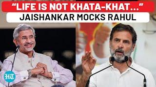 Jaishankar Draws Laughter With Veiled Jibe At Rahul Gandhi: 'Life Is Not Khata-Khat, It Takes...'