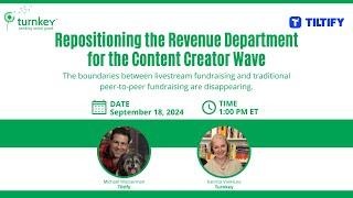 Repositioning the Revenue Department for the Content Creator Wave