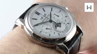 Patek Philippe 5270G-001 Grand Complications Perpetual Calendar Chronograph Luxury Watch Review