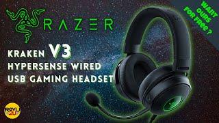 Did You Hear? Today We Review the Razer Kraken V3 HyperSense Wired USB Gaming Headset