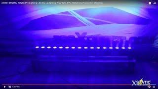 X-BAR16RGBUV Xstatic Pro Lighting LED Bar Uplighting Washlight EVO RGBUV DJ Production Wedding