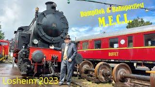 Was war da in Losheim los?... Bahnpostfest der MECL - Lok 34 unter Dampf, MoBa in H0 + Märklin Spur1