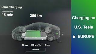 Tutorial for Charging a American Spec Tesla in Europe