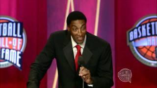 Scottie Pippen's Basketball Hall of Fame Enshrinement Speech