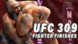 UFC 309 Fighter Knockouts & Submissions