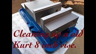 Cleaning up a Kurt 8 inch vise