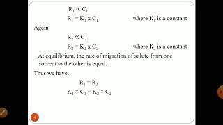 Nernst Distribution Law