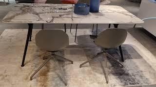 roche bobois(로쉐보보아) stonehenge dining table, chistera chair-갤러리아 백화점 명품관 WEST 5층