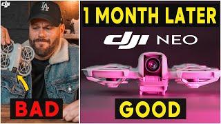 DJI NEO - 1 MONTH LATER REVIEW - MY EXPERIENCE?