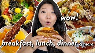 WHAT TO EAT IN KOREATOWN! 24 Hour LA Food Tour (marinated crab, BBQ, egg sandwich & more!)