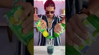 I Ate A Whole Lime!  #sour #challenge #candy #drink #asmr