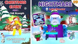 The Christmas Event Part 1 | NIGHTMARE - Iced Dominus Hydra & Arm Wrestle Simulator Roblox #119