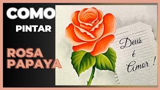 Como pintar Rosa Papaya