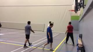 A Heated Badminton Challenge - vid 3/3 (Khurram & Asghar won)