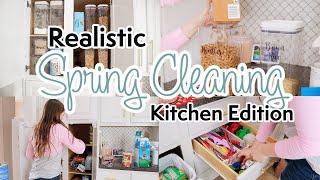 NEW Realistic Spring Clean with Me 2023 | Kitchen Spring Cleaning