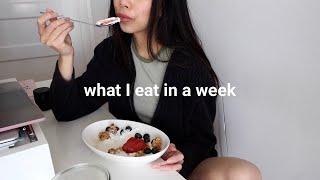 What i eat in a week 🫐 *simple recipes + realistic balanced meals + asian food*