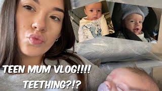 Teen Mum Day In The Life | Teething ?!? | Becky Louise