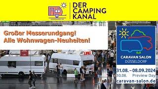 Caravan Salon Düsseldorf 2024 - großer Messerundgang, alle Neuheiten, drei Überraschungen!