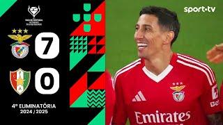 Resumo: Benfica 7-0 Estrela Amadora - Taça de Portugal | sport tv