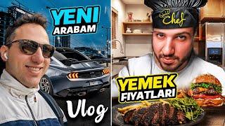 Amerika'da Yeni Araba Kiraladım! | Dışarıda Ve Evde Yemek Fiyatları Ne Kadar? | Vlog