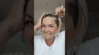 Two strand twist on short hair #YouTubeCreatorCommunity #kurzhaarfrisur #hairstyle #hairtutorial