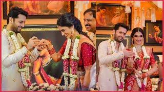 Actor Nithin and Shalini Engagement Moments | Nithin Weds Shalini | Beautiful Moments | IG Telugu