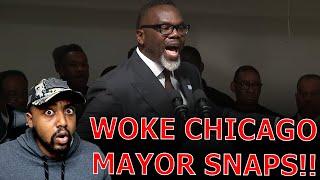 UNHINGED WOKE Chicago Mayor SPAMS RACE CARD Over Reporter CONFRONTING Him On School Board QUITTING!