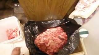 Ricks Meat triming  cutting processing home meat cutting video