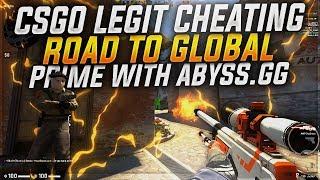 CS:GO - LEGIT CHEATING ROAD TO GLOBAL ELITE!.. (PRIME MATCHMAKING)