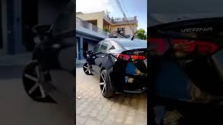 Hyundai verna balck modified | verna car status | #verna #ytshorts