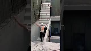 precast stair installation #construction #shorts #short #shortvideo #youtube #youtubeshorts #2021