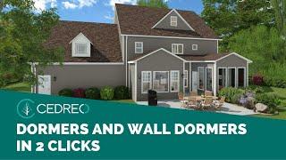 [Cedreo Tutorial] How to Insert Dormers and Wall Dormers?