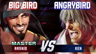 SF6 ▰ BIG BIRD (Rashid) vs ANGRYBIRD (Ken) ▰ High Level Gameplay