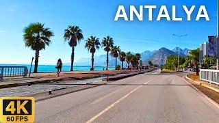 Driving in ANTALYA Turkey (Turkiye)  | Beautiful City Tour in 4K 