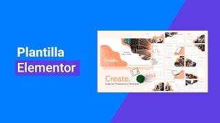 Como crear una plantilla con Elementor